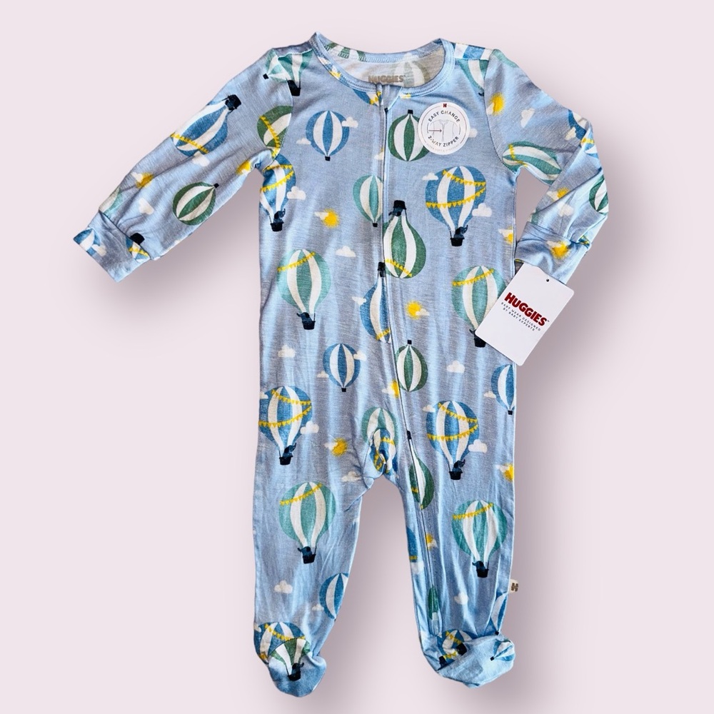 NWT Huggies Bamboo Footie